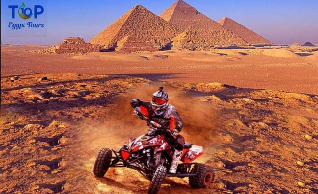 Pyramids Quad Biking, Egyptian Museum Tour, and Felucca Ride from Alexandria Port