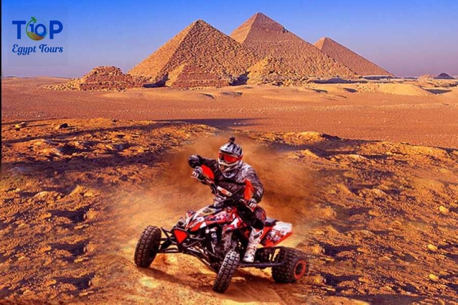 Pyramids Quad Biking, Egyptian Museum Tour, and Felucca Ride from Alexandria Port