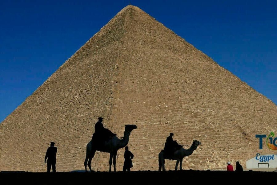 Giza Pyramids Camel Ride and Nile Felucca Ride from Cairo Airport