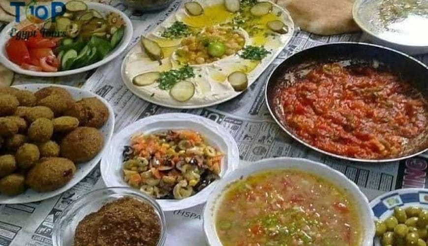 full Medames And Tamea is the traditional Breakfast in egypt