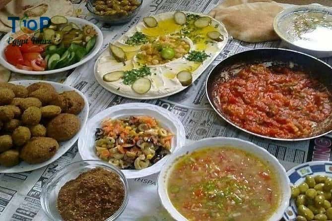 full Medames And Tamea is the traditional Breakfast in egypt