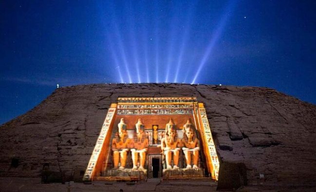 Luxor and Karnak Temples with Sound and Light Show from Aswan