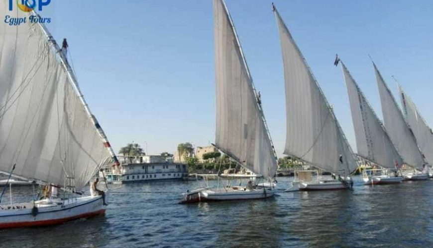 Nile River cruise Felucca Gezira El Mozh in Luxor