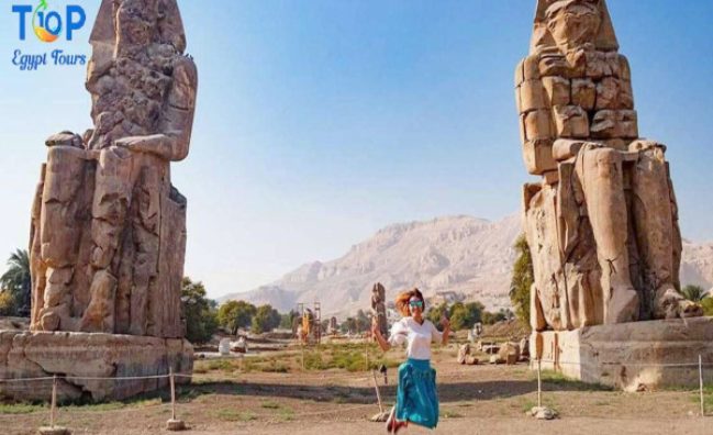 Luxor Day Tour from Hurghada By Car _ Colossi of Memnon