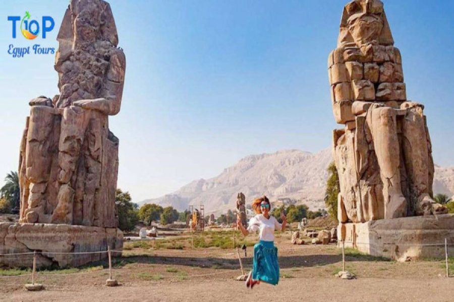 Luxor Day Tour from Hurghada By Car _ Colossi of Memnon