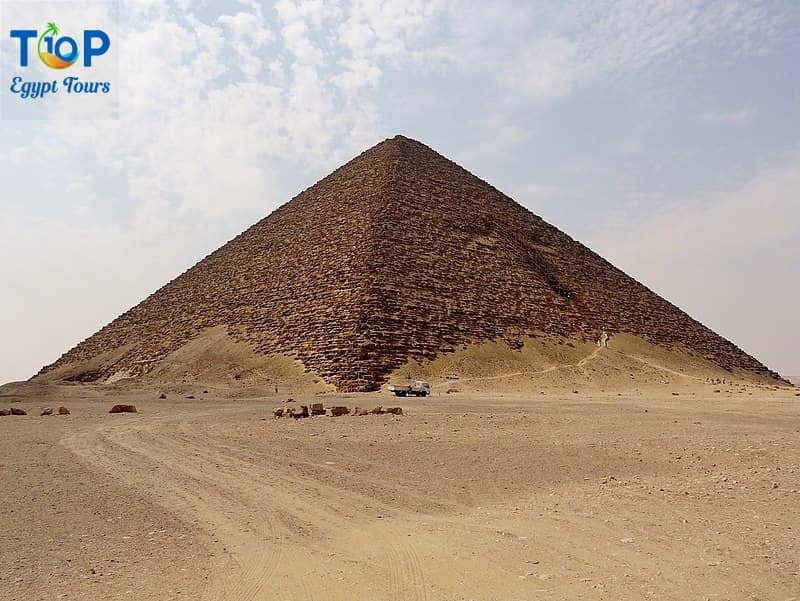 the Red Pyramid in Dahshur