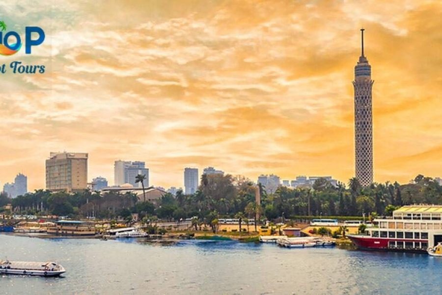 Cairo Tower and Pyramids Day Tour from Port Said