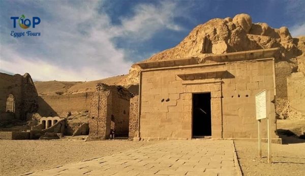 Deir el-Medina Temple of Goddesses Hathor and Maat in Luxor