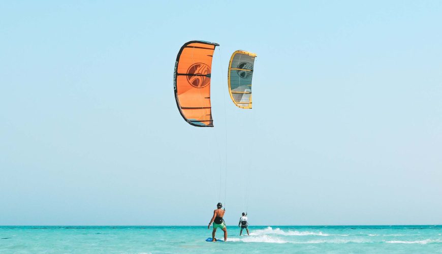 Kitesurfing