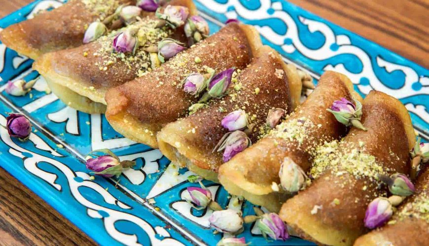 Qatayef Indulging in Egypt's Stuffed Pancakes during Ramadan