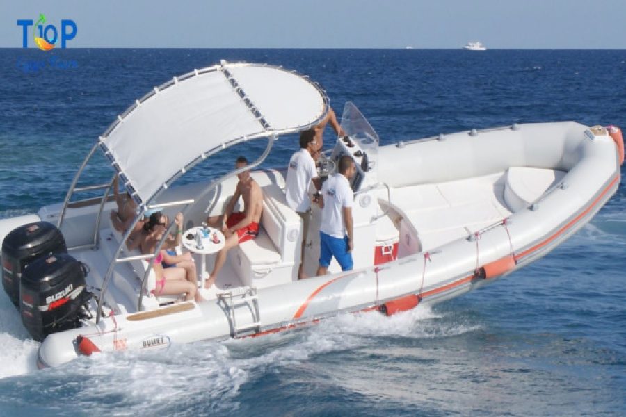 private speedboat tour Paradise island Hurghada